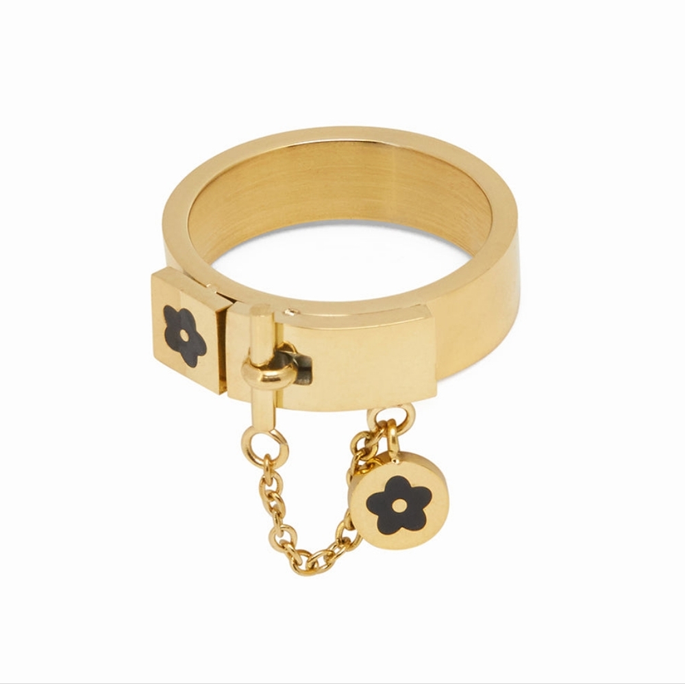 Floral Charm Ring
